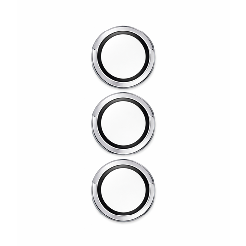 Metal Glass Lens Protection Compatible for Samsung Galaxy S25 Edge – Silver
